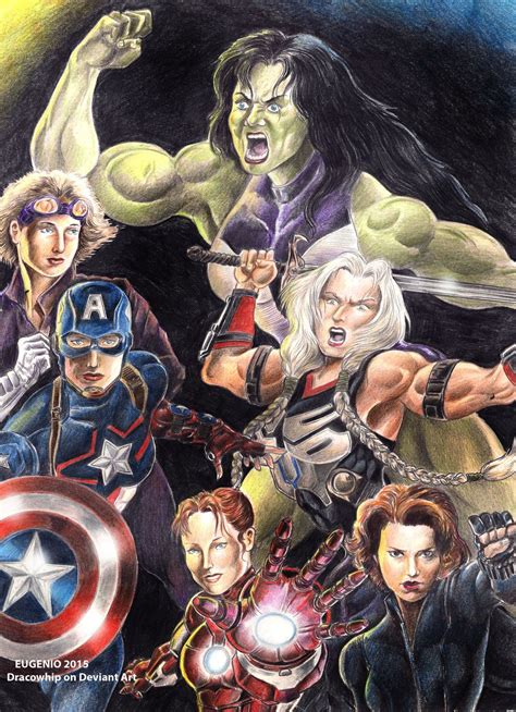 Avengers the Girls | Avengers, Artwork, Deviantart