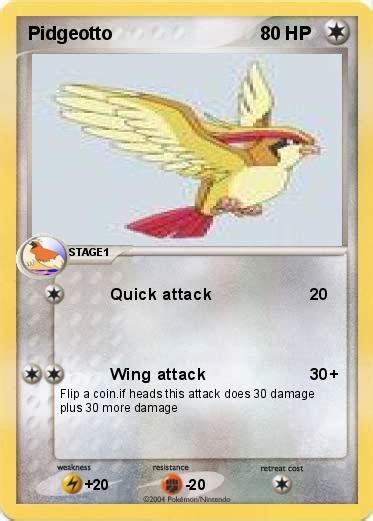 Pokémon Pidgeotto 6 6 - Quick attack - My Pokemon Card