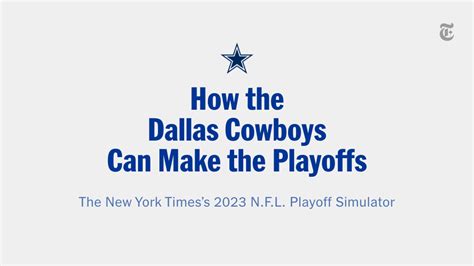 How the Dallas Cowboys Can Make the Playoffs: Through Week 17 - The New ...