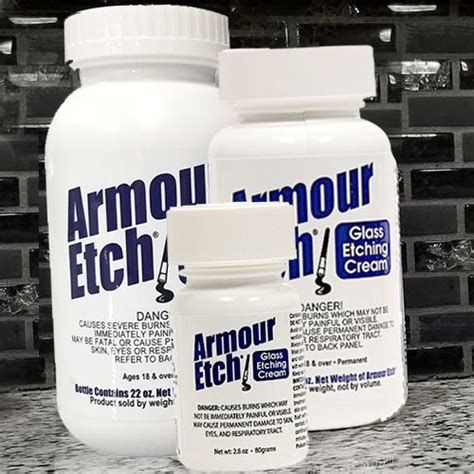 Armour Etch Glass Etching Cream Instructions - Armour Products.com - Wholesale Glass Etching ...