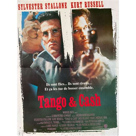 TANGO & CASH French Movie Poster - 15x21 in. - 1989