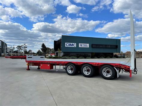 CIMC AU35 45’ 3 Way Heavy Duty Drop Deck with ramps Semi-Trailer - CIMC ...