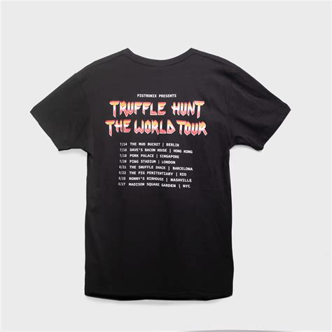 Truffle Hunt World Tour T Shirt - Pigtronix