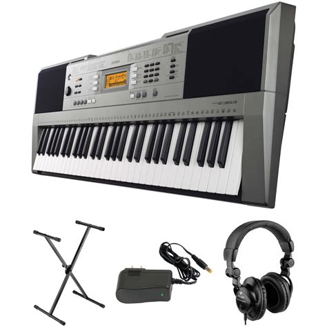 Yamaha PSR E-353 Portable Keyboard Kit with Stand, Power Adapter