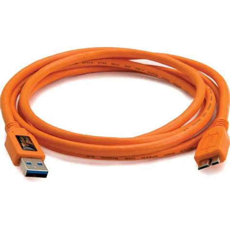 Tether Tools TetherPro USB 3.0 Male Type-A to USB 3.0 Micro-B Cable (6 ...