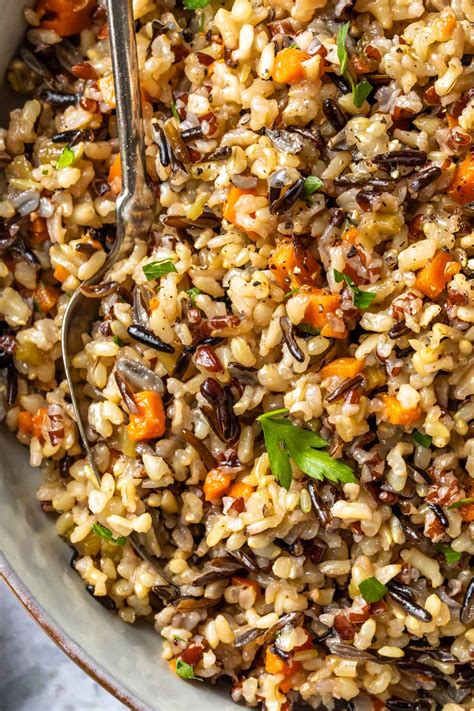 Wild Rice Pilaf (Dairy Free, Vegan) - Simply Whisked