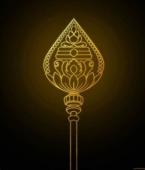 an illuminated lamp in the shape of a flower on a pole with a black ...