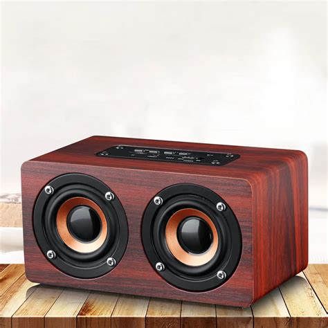 Wood mini Bluetooth speaker classic Portable Wireless speaker Home ...