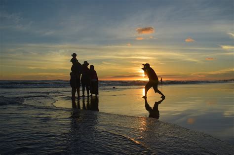 Silhouette Sunset Beach - Free photo on Pixabay - Pixabay