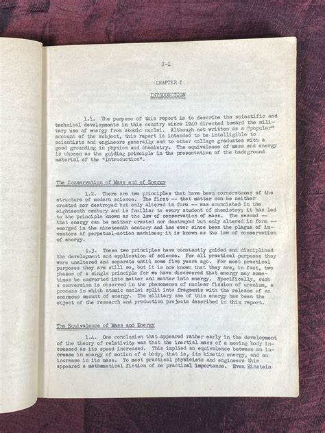 [ATOMIC BOMB: THE INFAMOUS SMYTH REPORT]. A General Account of the ...