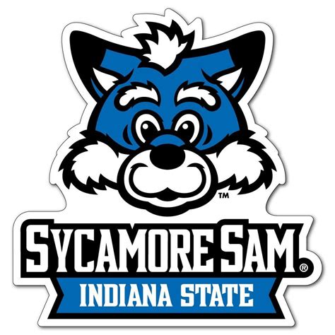 Indiana State University - Sycamore Sam Shaped Magnet