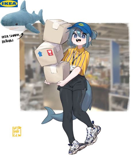 IKEA Shark Blahaj (by KnifeCat_tw) : r/malaysianACG