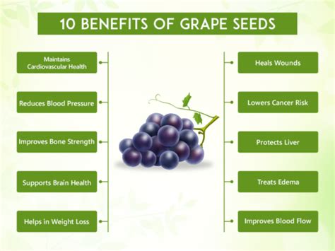 The 10 Health Benefits of Grape Seeds - A Nutritional Powerhouse