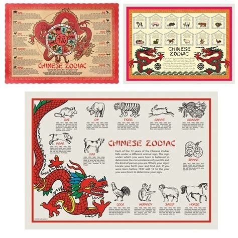 Ideal Chinese Zodiac Placemat Printable Free Farm Coloring Pages