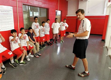 Houston students enjoying first U.S. public school squash courts