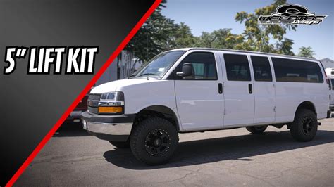 Chevy Express Van 5" Lift Kit - YouTube