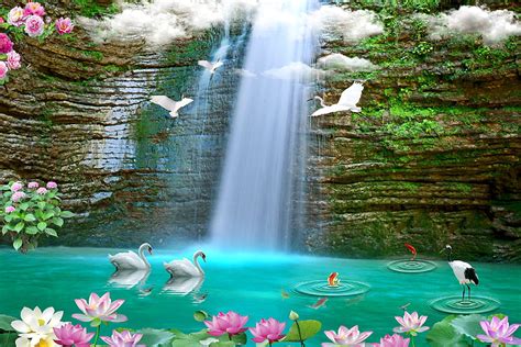 Update 85+ paradise beautiful waterfall wallpaper - in.coedo.com.vn