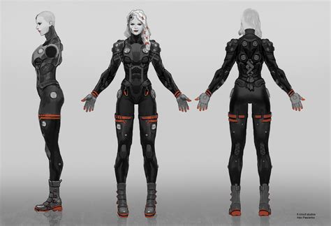 ArtStation - hacker , Alex Pascenko | Female character design, Female ...