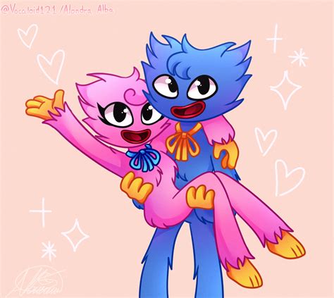 huggy wuggy x kissy missy by mikichan999 on DeviantArt