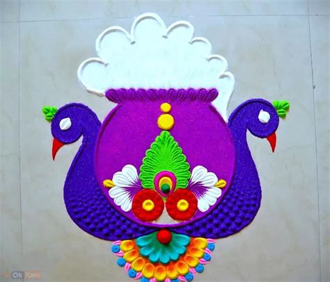 Pongal Kolam Designs 2024: A Blend of Tradition and Creativity | OkRani.com