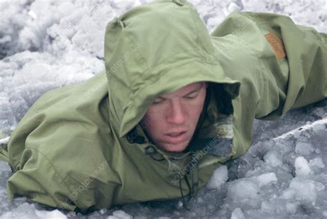 Military arctic survival training - Stock Image - T980/0525 - Science ...