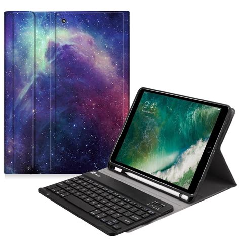 Fintie TPU Keyboard Case Cover with Apple Pencil Holder for iPad 9.7 ...