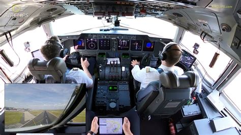 HUGE Windows! MD-11 Cockpit Takeoff: Captain Axel piloting Lufthansa ...