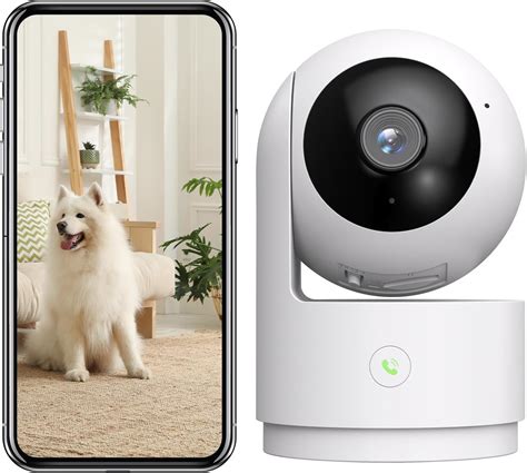 Amazon.com: SEHMUA Indoor Camera, 2K Resolution Cameras for Home Security with One-Touch Calling ...