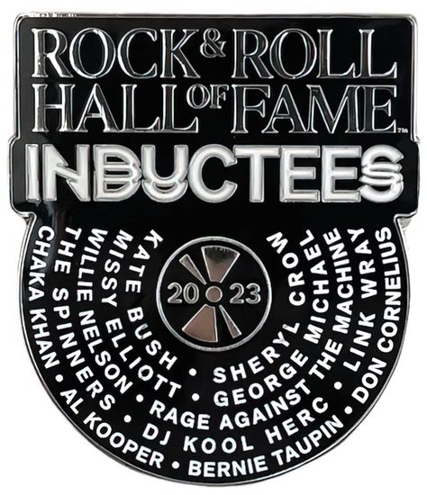 'Rock & Roll Hall Of Fame' 2023 Inductees Magnet Clip | Memorabilia | Kate Bush Collectibles