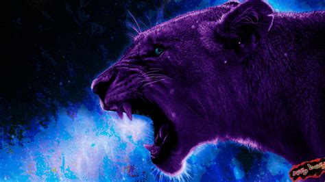 Lion Art Wallpapers - Wallpaper Cave