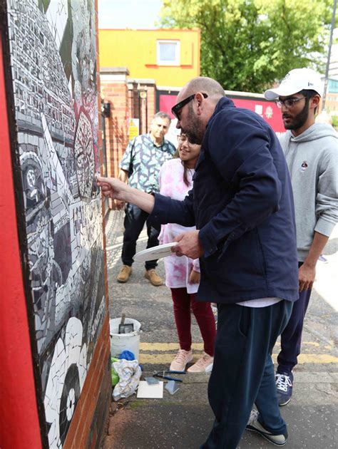 New mosaic mural inspired by Manchester's music and sporting heritage ...