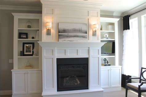 Fireplace with Bookshelves On Each Side Ideas - built in bookcases ...