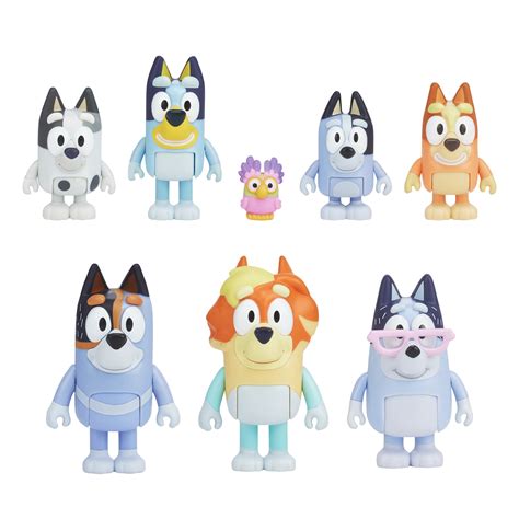 Bluey Extended Heeler Family Pack (2.5" - 3" Figures)