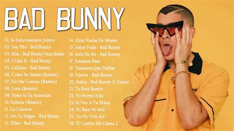 Bad Bunny - Sus Mejores Éxitos 2021 - Best Songs of Bad Bunny - YouTube