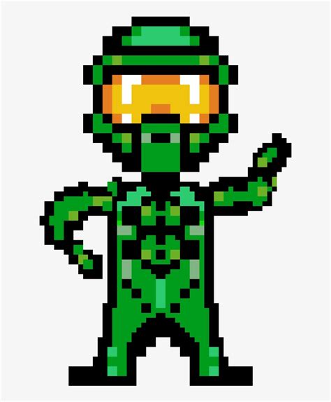 Spaceman - Master Chief Helmet Pixel Art - Free Transparent PNG ...