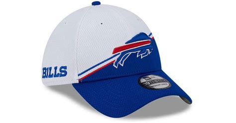 KTZ White, Royal Buffalo Bills 2023 Nfl Sideline 39thirty Flex Hat in ...