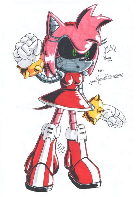 Metal_Amy by Max-Echidna-Bat on DeviantArt