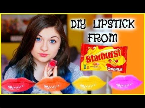 DIY LIPSTICK OUT OF STARBURSTS?!, xxmakeupiscoolxx, My Crafts and DIY Projects | Diy lipstick ...