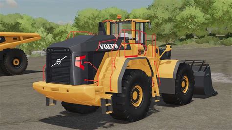 FS22 Volvo L-350H Mining Loader v1.0.0.0 - FS 22 Forklifts / Excavators Mod Download