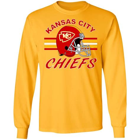 Kansas City Chiefs Long Sleeve T-Shirt | Etsy