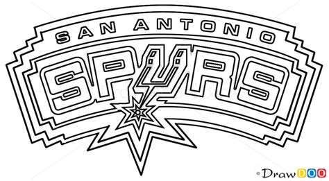 How to Draw San Antonio Spurs, Basketball Logos - How to Draw, Drawing ...