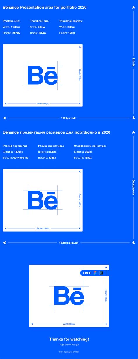 FREE Behance Dimensions 2020 (Figma, PS) :: Behance