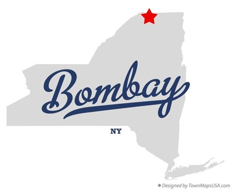 Map of Bombay, NY, New York