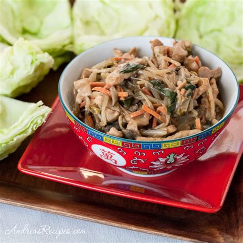 Mu Shu Pork Lettuce Wraps Recipe - Andrea Meyers