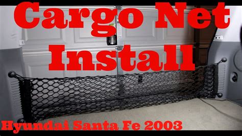 Hyundai Tucson Cargo Net Installation - Hyundai Tucson Review