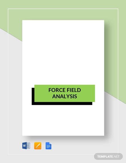 Force Field Analysis - 10+ Examples, Format, Pdf