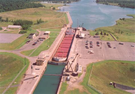 Industrial History: Eisenhower Lock on St. Lawrence Seaway