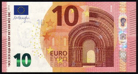 Currency of the Eurozone New 10 euro banknote 2014 European Central Bank | Euro, Bank notes ...