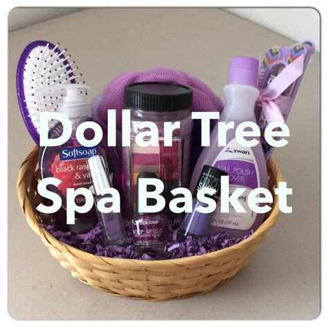 DIY Dollar Tree SPA Gift Basket! For Mother's Day, Valentines, Birthday ...