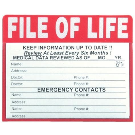 File of Life Magnet